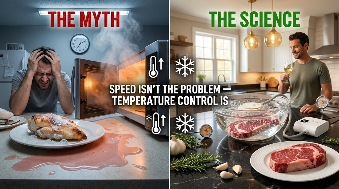 Is Fast Defrosting Bad for Meat?