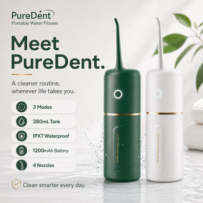 PureDent Portable Water Flosser