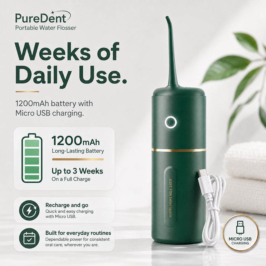 PureDent Portable Water Flosser